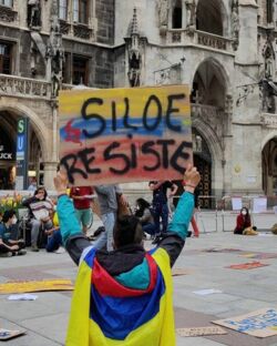„Siloe widersteht“ – Noch eine Kundgebung in München gegen das Verschwindenlassen hunderter Menschen während der Proteste in Kolumbien