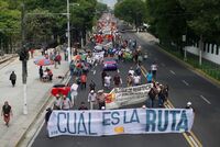 Wohin geht der Weg? Demonstration sozialer Bewegungen gegen die Repression in El Salvador am 1.Mai 2023