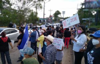 Proteste gegen Privatstädte dehnten sich 2021 auf ganz Honduras aus