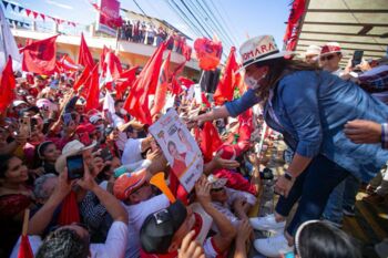 Mobilisierte millionenfache Hoffnung: Xiomara Castro im Wahlkampf.