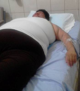 Die Journalistin Tomy Morales musste nach dem Angriff für mehrere Tage ins Krankenhaus. Foto: Dina Meza 